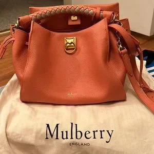 【MULBERRY】 MULBERRY Small Iris Bag Mulberry | Small Iris | Black & Midnight Heavy Grain | Women